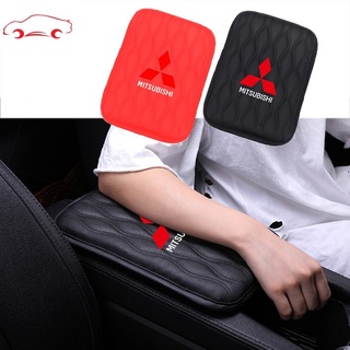 ที่เท้าแขนรถยนต์ Universal Leather Auto Center คอนโซลกล่องฝาครอบ Mat รถยนต์กันน้ำ Armrest Protector Cushion For Mitsubishi Xpander Triton Lancer Evo Asx Mirage Outlander Grandis Pajero Attrage Airtrek L200