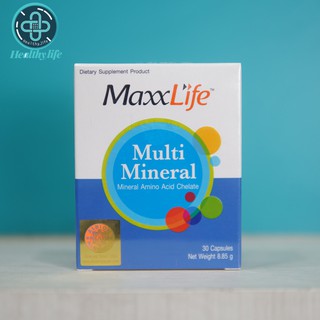 Maxxlife Multi mineral แม็กซ์ไลฟ์ วิตามินและแร่ธาตุรวม 30 แคปซูล