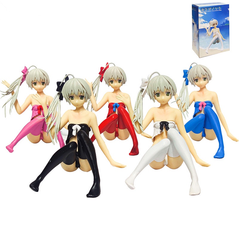 Yosuga No Sora Anime Action Figures Sora Kasugano 3 Modelos Kimono Fan  Sitting Postura Carro Decoração Pvc Coleção Bonecas Modelo