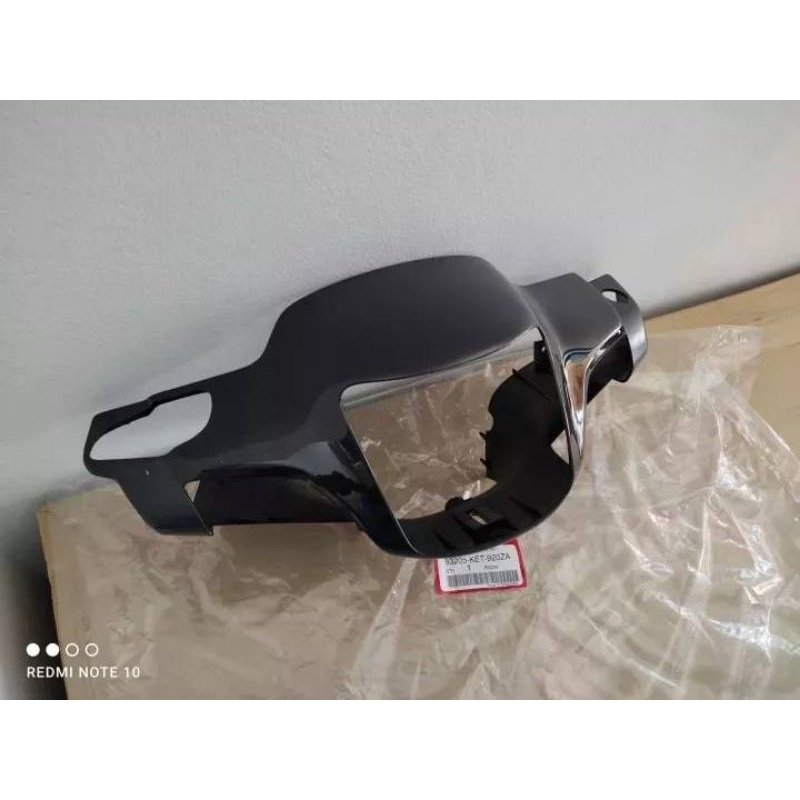 หน้ากากหน้า honda smile สีดำ รุ่นดิสเบรค อะไหล่แท้เบิกศูนย์ 53205-KET-920ZA - รูปที่ 2