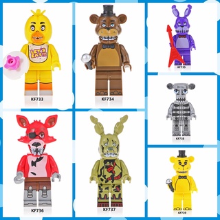 ของเล่นตัวต่อเลโก้ ภาพยนตร์สยองขวัญ Five Nights Frendys Ballonboy Chica Bunny Foxey Spintraft ขนาดเล็ก สําหรับเด็ก