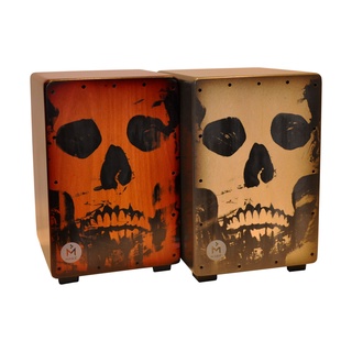 Magie Cajon Drum รุ่น SKULL 38 กลองคาฮองนั่งตี คาฮองหัวกะโหลก มากี เครื่องดนตรี เครื่องเคาะจังหวะ กลองพกพา อคูสติก