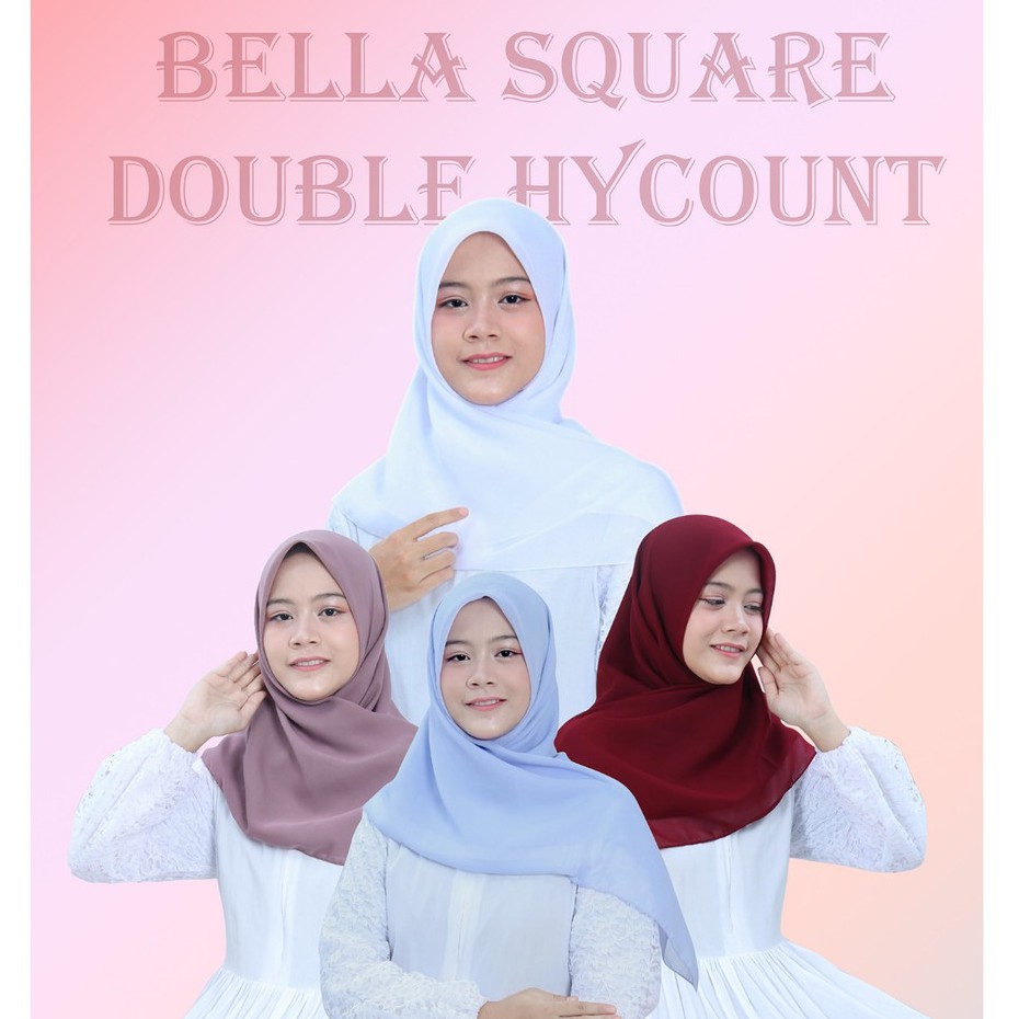 BELLA SQUARE ใหม่ / bella square part 2 / laudya square / ฮิญาบสี่เหลี่ยม