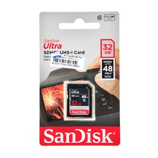 SD Card 32GB Class10 Sandisk Ultra (48MB/s.)