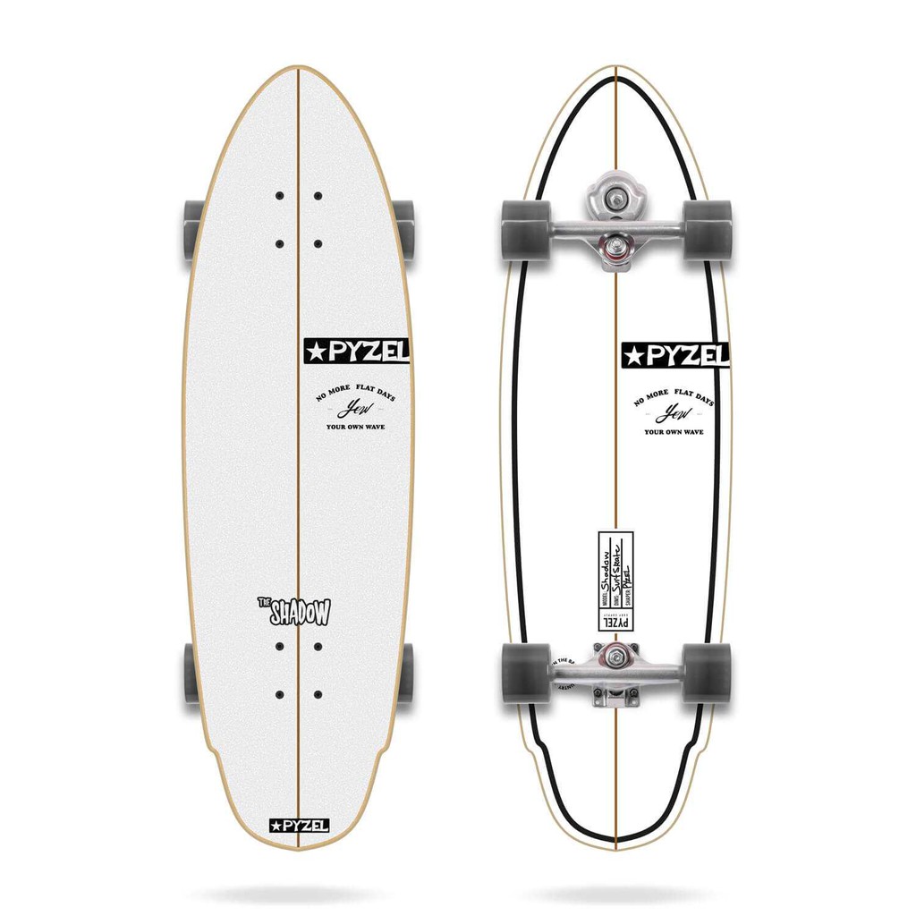 YOW x Pyzel Shadow 33.5" SURFSKATE COMPLETE