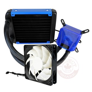 ชุดน้ำระบายความร้อนหน่วยประมวลผลกลางคุณภาพสูง Hydro Master PRO LD-120 CPU Water Cooling Radiator (สีดำ)