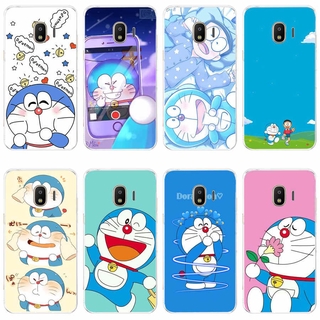 DORAEMON เคสโทรศัพท์มือถือลายการ์ตูนโดเรมอนสําหรับ Samsung Galaxy J1 2016 J2 Prime J2 Core 2018 J3 2016 J4 2018 J5 Prime