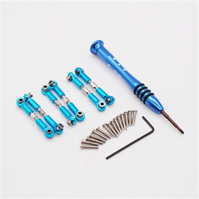 อะไหล่อัพเกรดก้านดึงเซอร์โว โลหะ ปรับได้ สําหรับ Wltoys A949 A959 A969 A979 K929 A959-03 6 ชิ้น