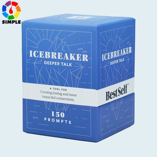 Best Self Decks – Icebreaker Deck, Deeper Talk, Intimacy or WorstSelf 150 Prompts Card Game