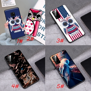 เคสโทรศัพท์มือถือลายนกฮูกสําหรับ Huawei Mate 10 20 30 Y9 Prime Pro Lite