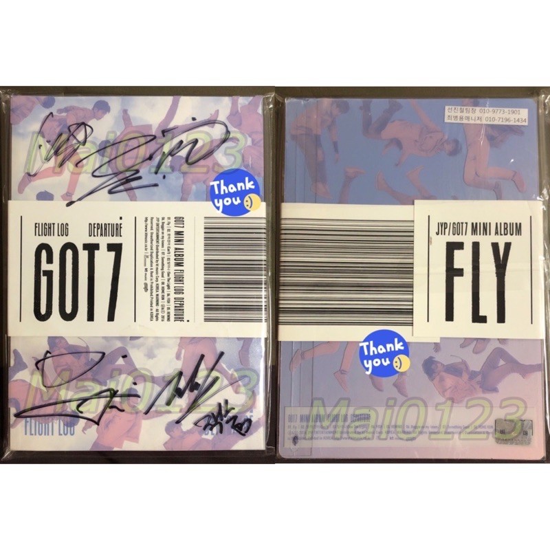 Got7 Flight Log:Departure ลายเซ็นครบวง