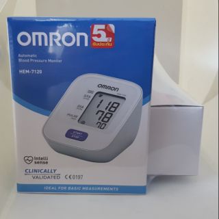 Omron เครื่องวัดความดัน รุ่น hem-7120 แถม adapter รุ่นใหม่ล่าสุด (รับประกันศูนย์5ปี)