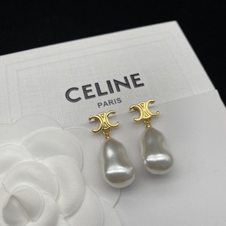 Celine ใหม่ ต่างหูแฟชั่น หรูหรา