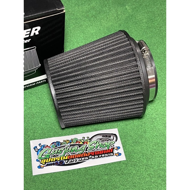 กรองอากาศ อย่างดี Super Air Filter (คอปรับได้ 34 นิ้ว) สีดำ gusjung