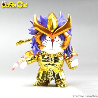 DORACAT Scorpio Milo Figure Model Saint Seiya Series ฟิกเกอร์โมเดลโดราเอม่อนในชุดเซ้นต์เซย่าสีทองสุดเท่ห์ลิขสิทธิ์แท้จาก