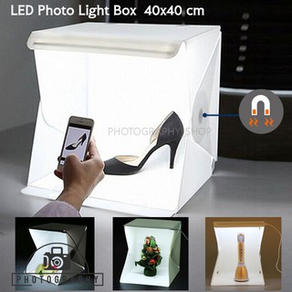 LED Photo Light box 40x40 ซม. กล่องถ่ายสินค้า