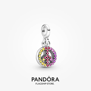 Pandora จี้ห้อย ลาย ME My Peace ของขวัญวันเกิด สําหรับสุภาพสตรี p825