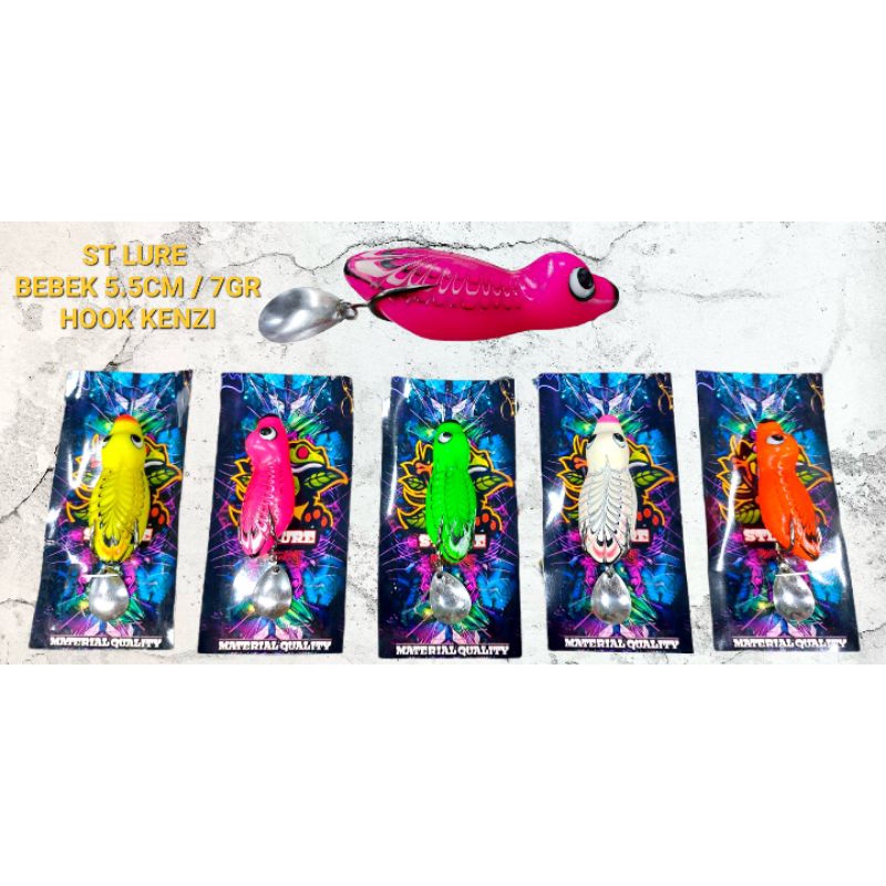 ซอฟท์กบ ST LURE DUCK CASTING BAIT 5.5CM