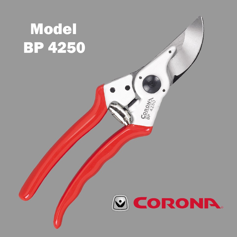 กรรไกตัดกิ่งไม้ Corona รุ่น BP4250 ใบมีดอลูมิเนียม ทนงานหนัก ใบมีดลับคมได้ ด้ามจับยืดหยุ่นดี นุ่มมือ