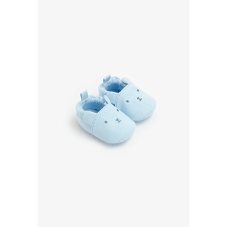 Mothercare blue bear slippers ZA694 รองเท้าเด็กทารก