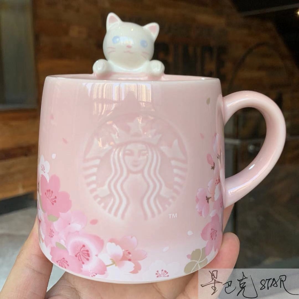 แก้วStarbucks Mug Cherry Blossom  ความจุ 12 oz (355 ml)