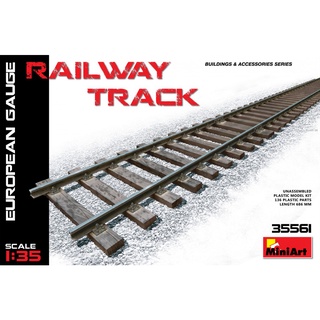 โมเดลประกอบ MiniArt 1/35 MI35561 RAILWAY TRACK (EUROPEAN GAUGE)