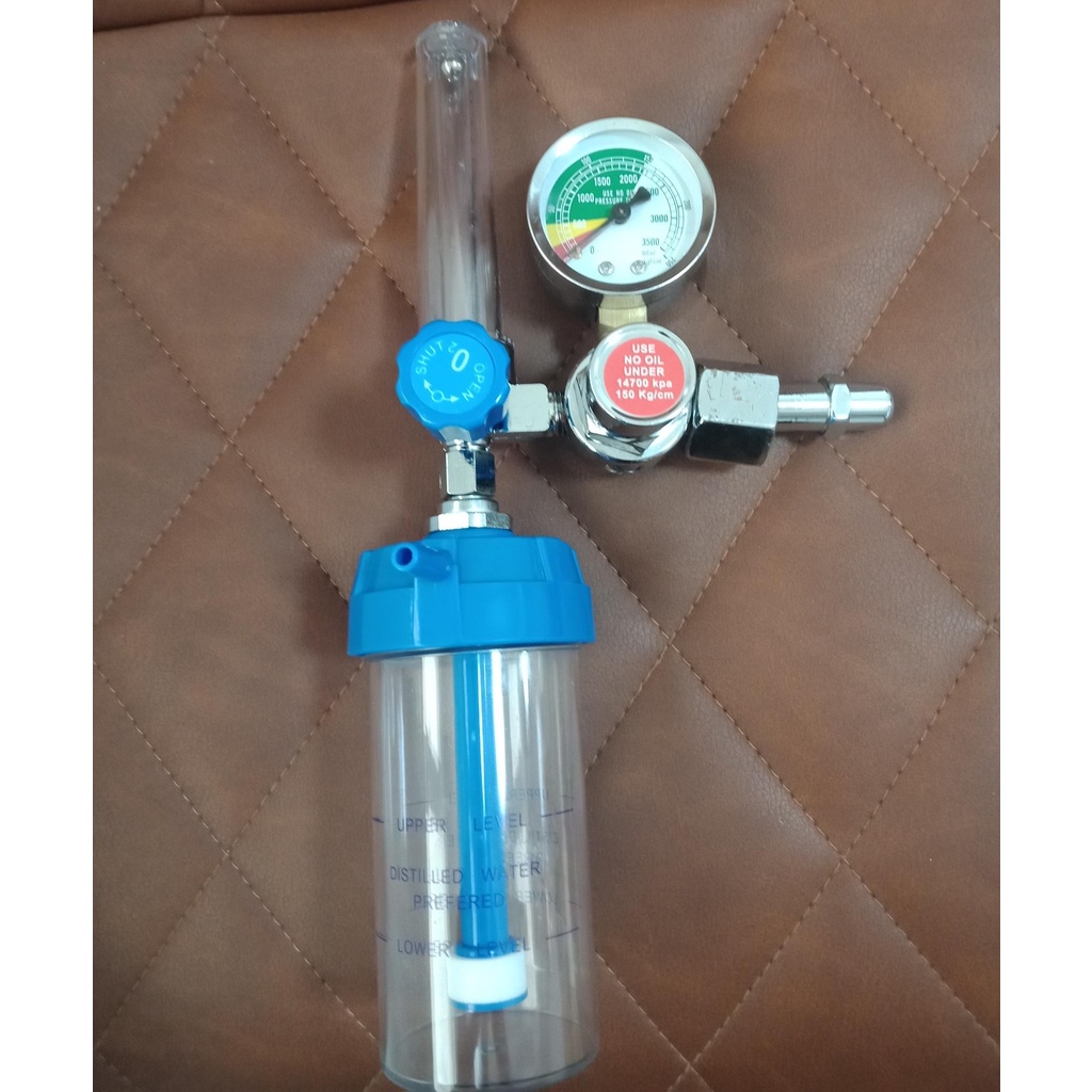 เกจอ๊อกซิเจนใช้กับถังอ๊อกซิเจนสีเขียว