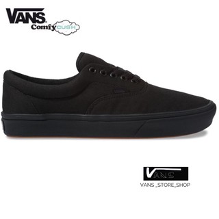 VANS ERA BLACK BLACK COMFYCUSH SNEAKERS น้ำหนักเบา สินค้ามีประกันแท้