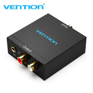 Vention อะแดปเตอร์แปลงเสียงดิจิทัล 192 khz Dac แบบออปติคัลและโคแอกเซียล (toslink/spdif) 3.5 มม BDF