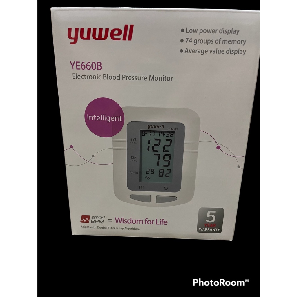 เครื่องวัดความดัน ยี่ห้อ YUWELLรุ่น YE660B  พร้อมส่ง