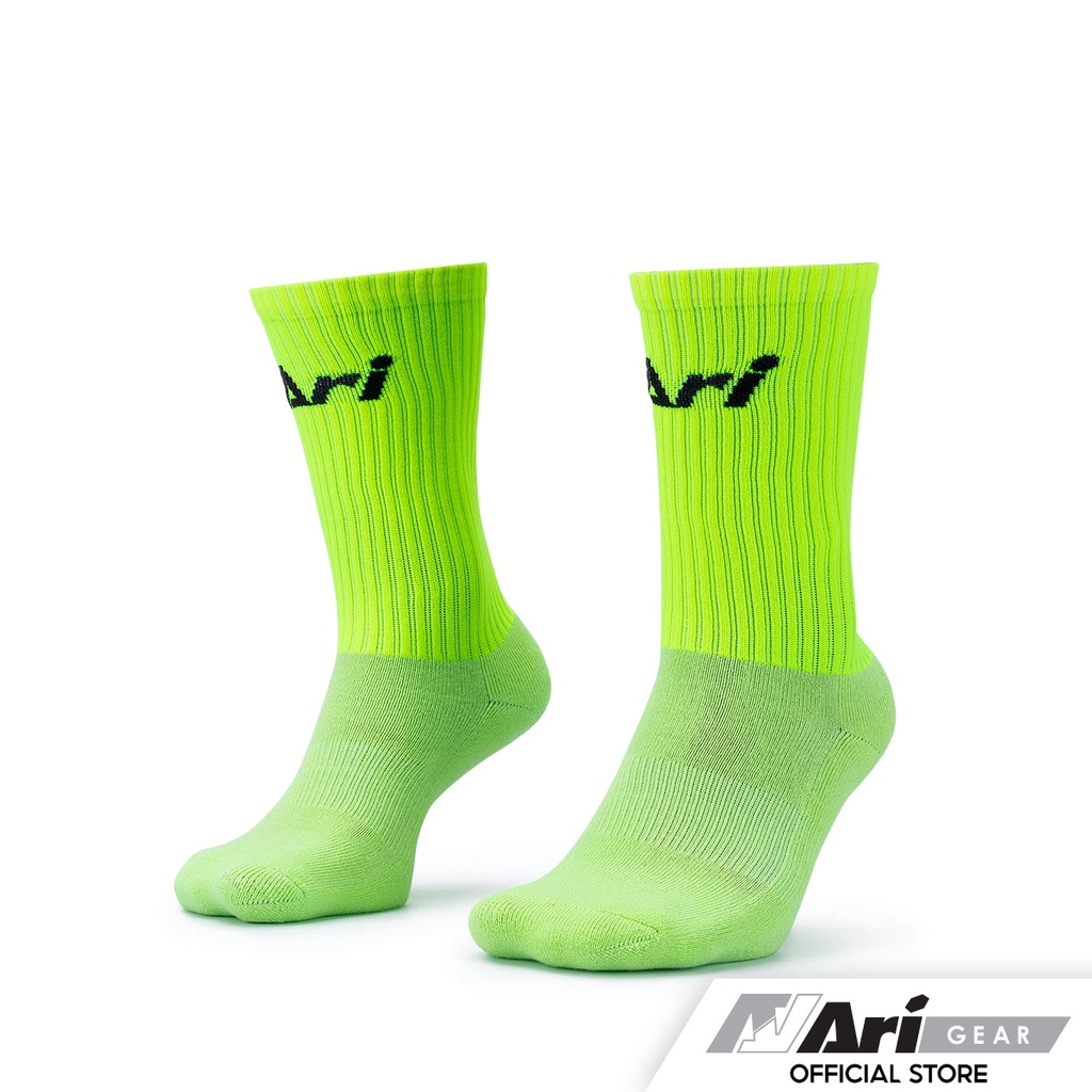 ARI CREW SOCKS - LIGHTGREEN ถุงเท้า อาริ สั้น สีเขียวอ่อน