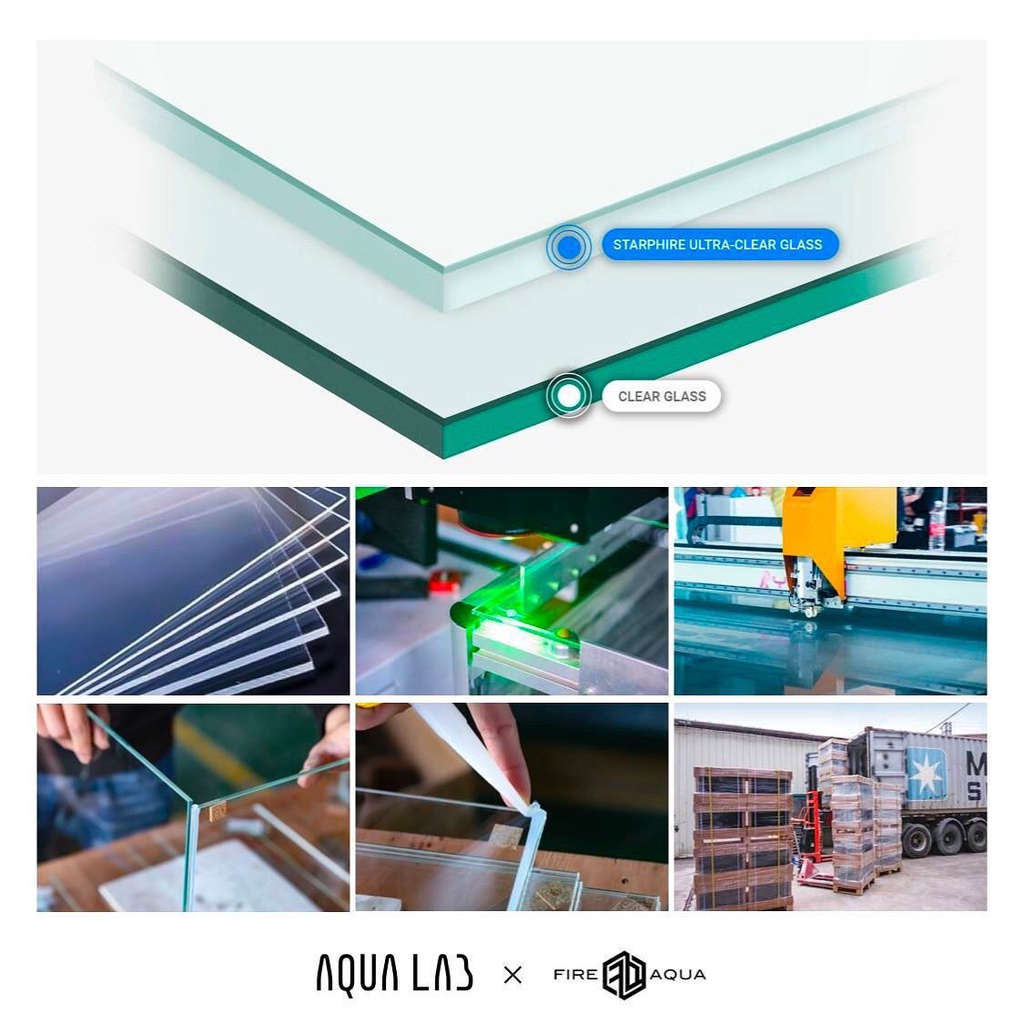 Ultra Clear Rimless Tank ตู้ปลากระจกใสพิเศษไร้ขอบและคาน by FireAqua x AQUA LAB - รูปที่ 4