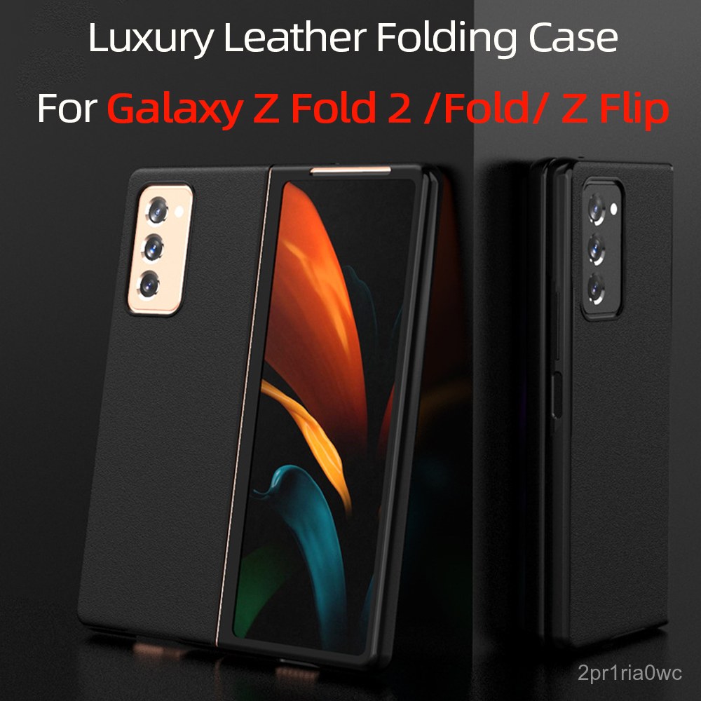 Galaxy Fold 2 Case Case For Samsung Galaxy Z Fold2 5G Leather Mobile Phone Shell 5 Colors Optional N
