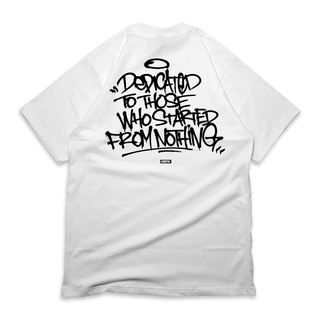 Mdfk DEDICATED WHITE (ใหม่) เสื้อยืด ลายป้ายแท็ก