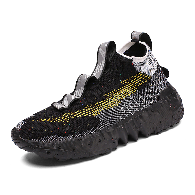 New sports and leisure shoes high top men's shoes large size flying