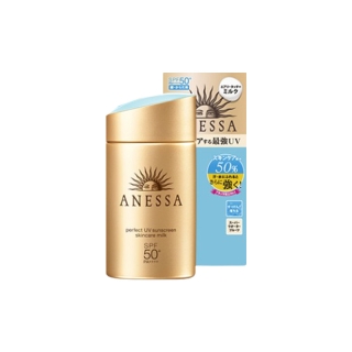 New ANESSA Perfect UV Sunscreen Skincare Milk SPF50+ PA++++ 60ml (ฉลากญี่ปุ่น)