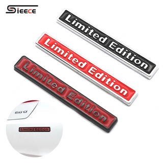 Sieece โลหะ Limited Edition สติ๊กเกอร์ตราสัญลักษณ์รถยนต์ สติ๊กเกอร์ติดรถยนต์ สติ๊กเกอร์ติดรถยนต์