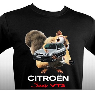 [S-5XL] เสื้อยืดคอกลม แขนสั้น ผ้าฝ้าย พิมพ์ลาย Citroen Saxo Vts แฟชั่นสําหรับผู้ชาย และผู้หญิง