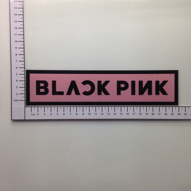 WD51 BLACK PINK รูปลอกหน้าต่าง