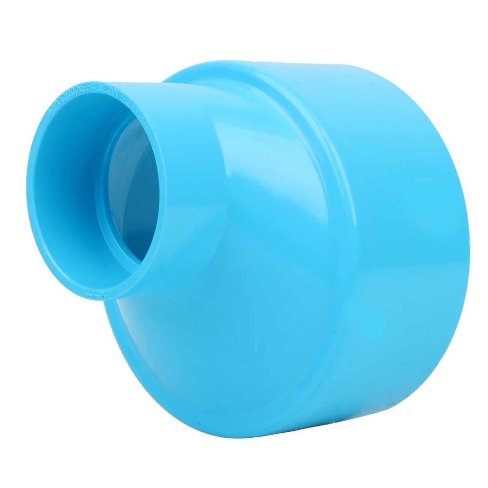 ท่อประปา ข้อต่อ ท่อน้ำ ท่อPVC ข้อต่อตรงลด-บาง SCG 4"x2" สีฟ้า REDUCING PVC SOCKET SCG 4"x2" LIGHT BLUE