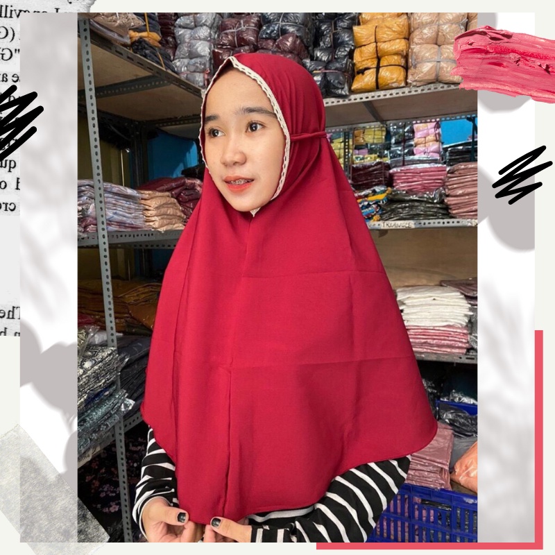 Aina BERGO AL AZHAR ลูกไม้ WOLFIS / BERGO ลูกไม้ / BERGO ลูกไม้ AL AZHAR / HIJAB BERGO