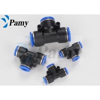 PAMY MPE PE ข้อต่อลม ข้อต่อลมสามทาง สามทาง 6mm ออกใบกำกับภาษีได้ สินค้าพร้อมส่ง ส่งไว FITTING