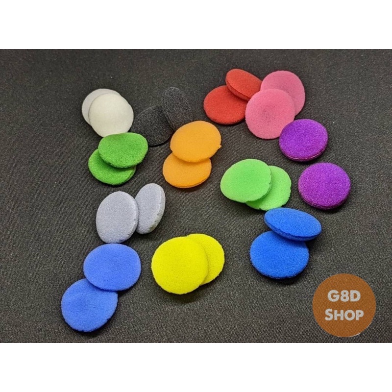 (พร้อมส่งจากไทย) ฟองน้ำหูฟัง สำหรับหูฟัง earbud (เอียร์บัด)คู่ละ 10 ฿ หลากหลายสี เบา นุ่ม ยืดหยุ่น อะไหล่หูฟัง