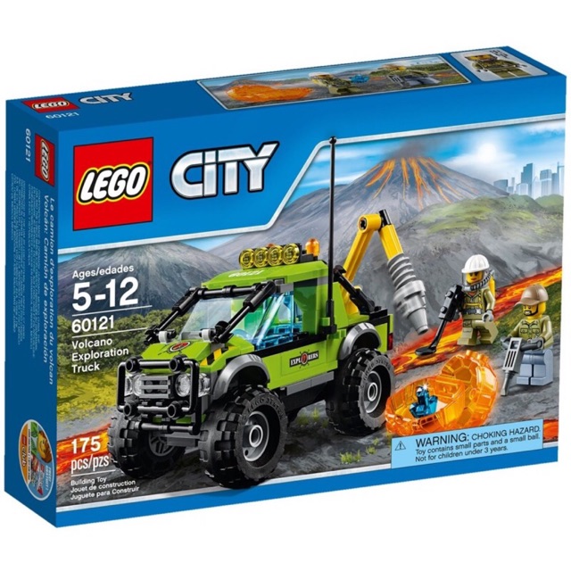 LEGO CITY 60121 Volcano Exploration Truck