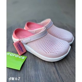 [On Sale]🔥รองเท้าแตะCrocs มีไซส์.M4-M7 เฉดสีสุดคิวท์ รองเท้าแตะผู้หญิง UV10B004