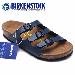 พร้อมส่ง BIRKENSTOCK Florida Cork รองเท้าแตะ รองเท้าชายหาด (ฟรีกระเป๋าถือ)