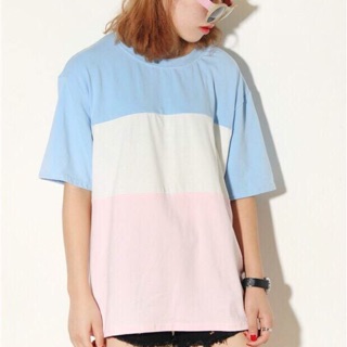 Restock4💕💞💖💗Sparkle pantone tshirt เสื้อสีพาสเทลงานดีมาก