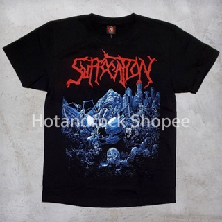 เสื้อวงสีดำ Suffocation TDM 571 Hotandrock