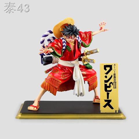 ✿❁ฟิกเกอร์ One Piece/One Piece POP Kabuki Edition Kabuki Luffy Straw Hat Figure
