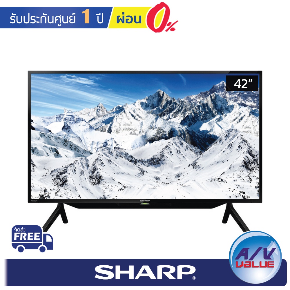 SHARP รุ่น  2T-C42BG1X TV ขนาด 42" FULL HD l Andriod TV ( BG1X ) ** ผ่อน 0% **
